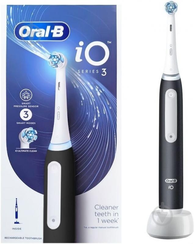 Зубная щетка Braun Oral-B iO Series 3 iOG3.1A6.0 Black - фото 2