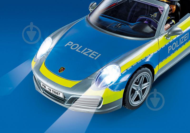 Конструктор Playmobil Полицейская машина Porsche 911 Carrera 4S 70067 - фото 5