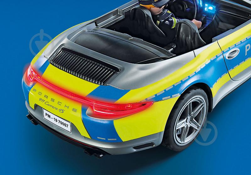 Конструктор Playmobil Полицейская машина Porsche 911 Carrera 4S 70067 - фото 7