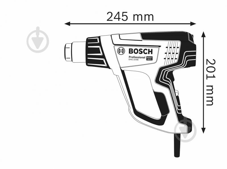 Фен строительный Bosch GHG 23-66 06012A6303 - фото 6 Фен строительный Bosch GHG 23-66 06012A6303 - фото 6