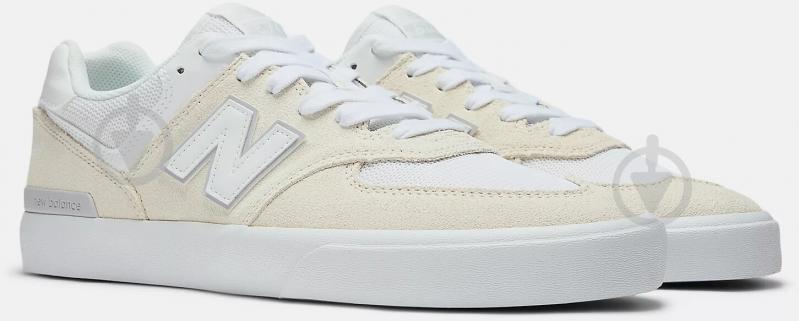 Кросівки чоловічі демісезонні New Balance 574 Numeric NM574VOW р.46,5 білі - фото 3