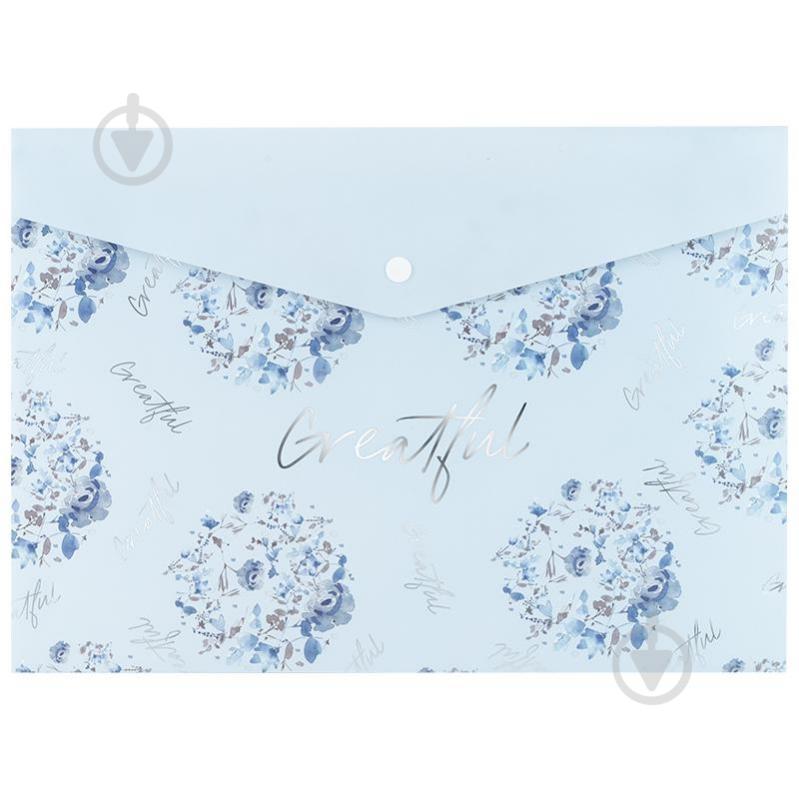 Папка на кнопке А4+ Flower Symphony-2 Axent - фото 1 Папка на кнопке А4+ Flower Symphony-2 Axent - фото 1