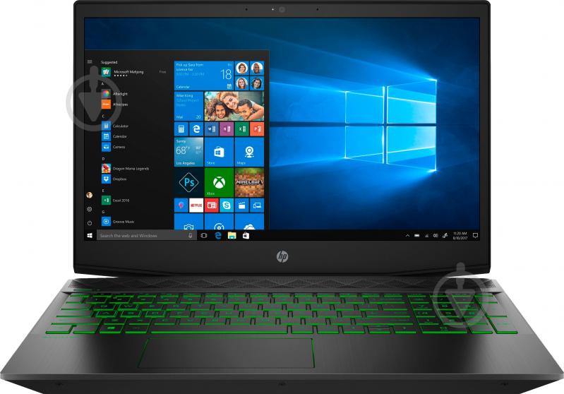 Ноутбук HP Pavilion 15 Gaming 15,6 (4B0U4EA) black - фото 1