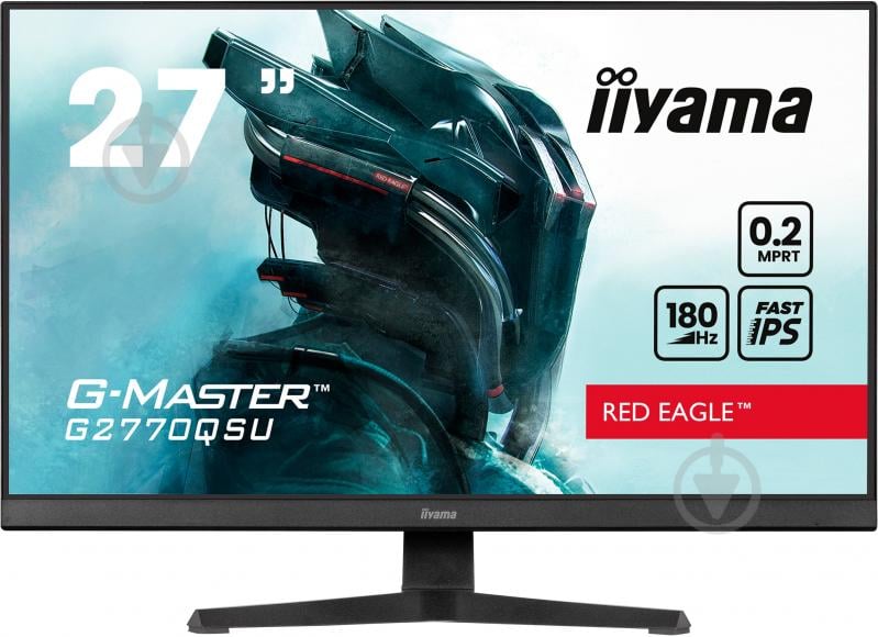 Монитор Iiyama G-Master Red Eagle 27" (G2770QSU-B6) - фото 1