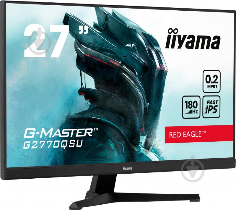 Монитор Iiyama G-Master Red Eagle 27" (G2770QSU-B6) - фото 2