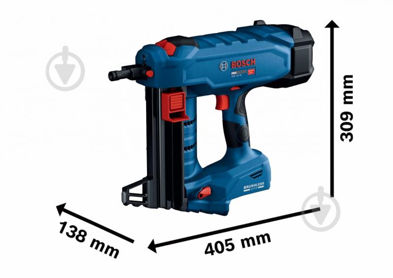 Степлер аккумуляторный Bosch GNB 18V-38 06019L7000 - фото 3 Степлер аккумуляторный Bosch GNB 18V-38 06019L7000 - фото 3