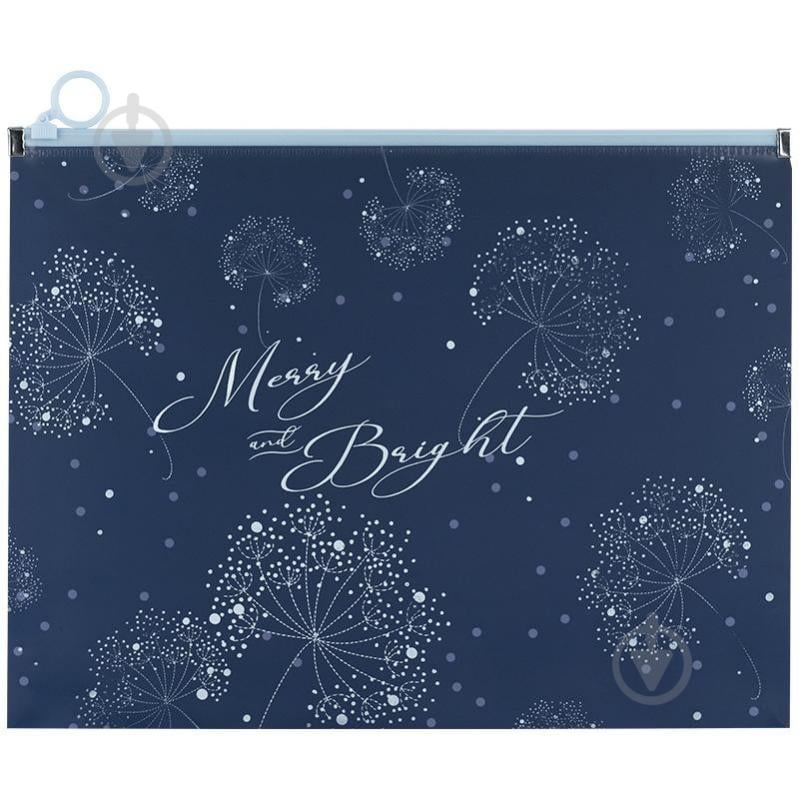 Папка на молнии zip-lock А4+ Flower Symphony-4 Axent - фото 1