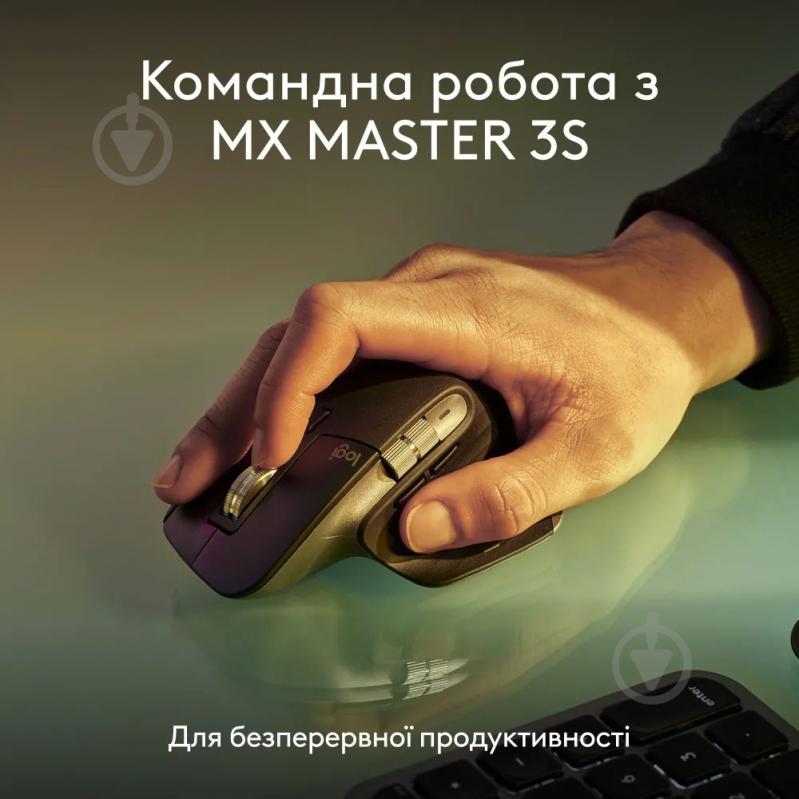 Клавиатура беспроводная Logitech MX Keys S for Mac Wireless (920-011637) space grey - фото 8