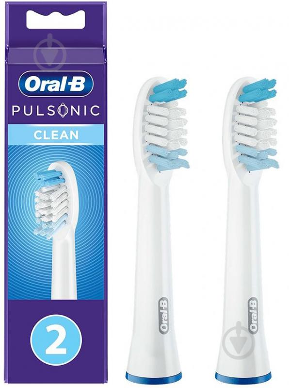 Насадка Braun Oral-B Pulsonic Clean SR32C 2 шт (4210201299783) - фото 1