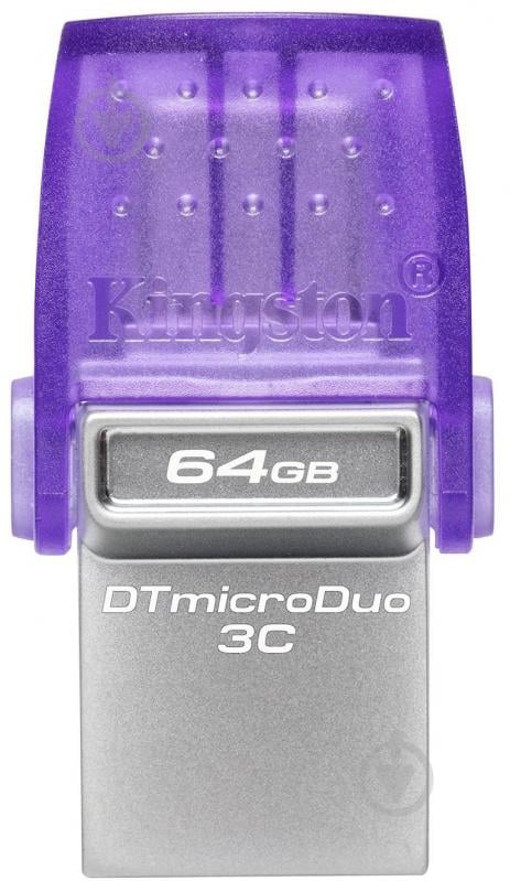 Флешпам'ять Kingston DataTraveler microDuo 3C 64 ГБ USB 3.2 USB Type-C (DTDUO3CG3/64GB) - фото 2