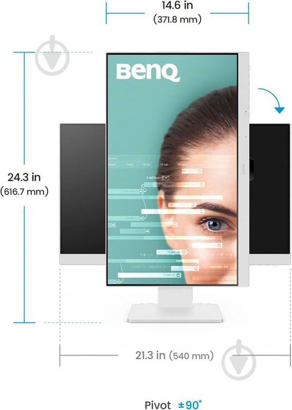 Монитор BenQ GW2486TC 23,8" (9H.LMLLB.QBE) - фото 10
