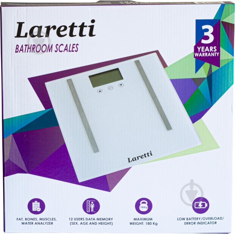 Весы напольные Laretti LR-BS0015 - фото 5