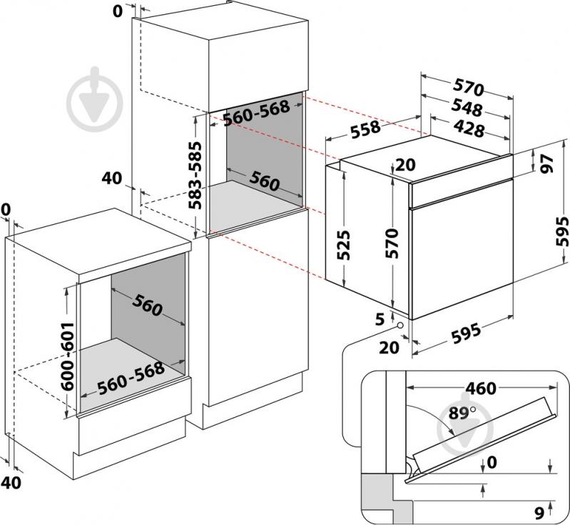 Духовой шкаф Whirlpool OAS KC8V1SW BLG - фото 4