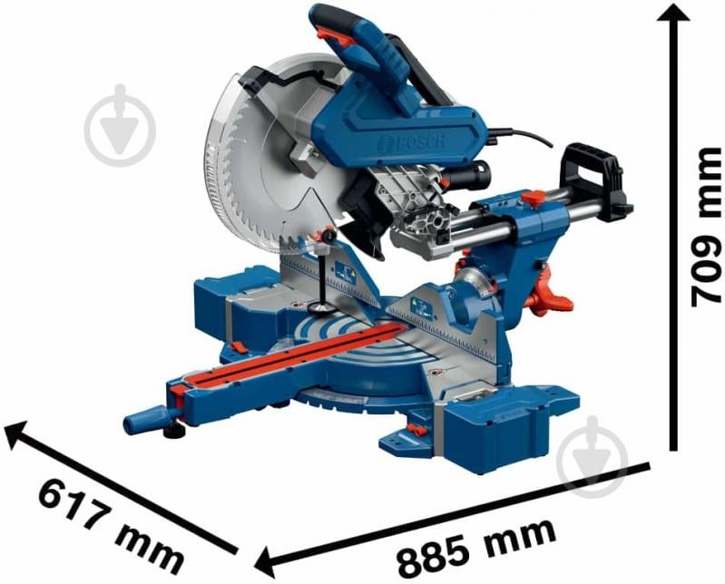 Пила торцовочная Bosch PRO GCM 340-305 D - фото 3