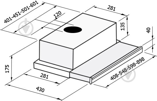 Вытяжка Zirtal AIRBUS 60 BL - фото 4 Вытяжка Zirtal AIRBUS 60 BL - фото 4