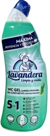 Гель Lavandera для чистки унитаза Свежесть 0,75 л 844266 - фото 1 Гель Lavandera для чистки унитаза Свежесть 0,75 л 844266 - фото 1