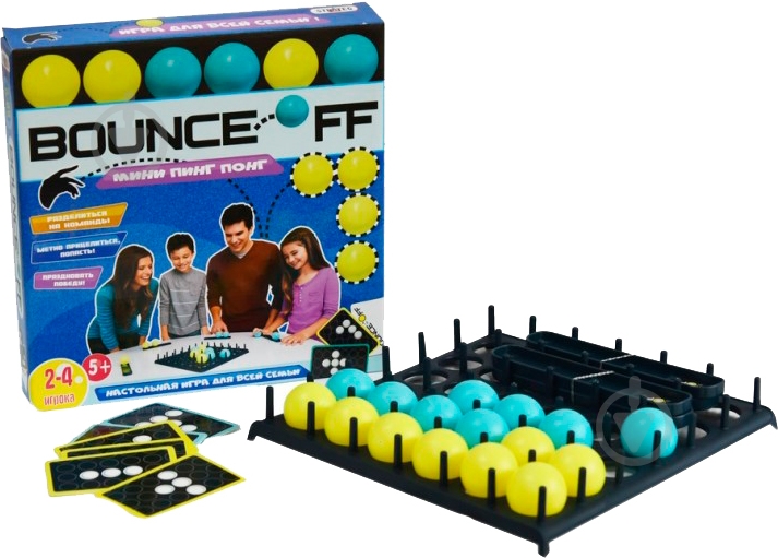Игра настольная Strateg Bouce Off - фото 1 Игра настольная Strateg Bouce Off - фото 1