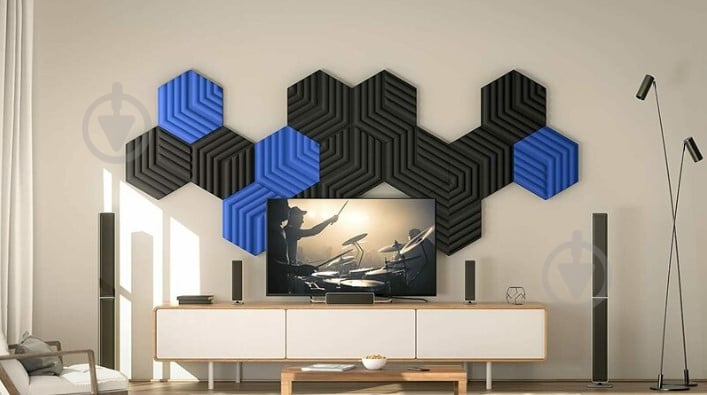 Акустическая панель Elgato Foam acoustic panels Starter Set Blue (10AAL9901) - фото 8