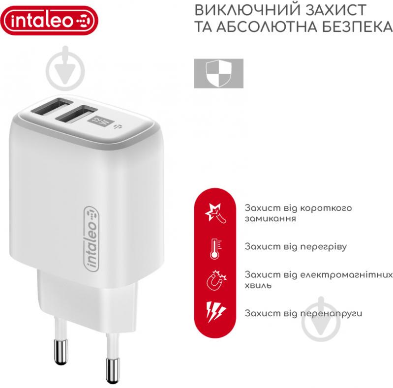 Зарядний пристрій Intaleo TCG242 12W Fast Charge (1283126578281) - фото 4