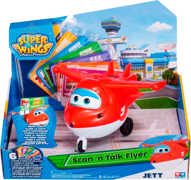 Игрушка интерактивная Auldey Super Wings Jett с карточками YW710410 - фото 7