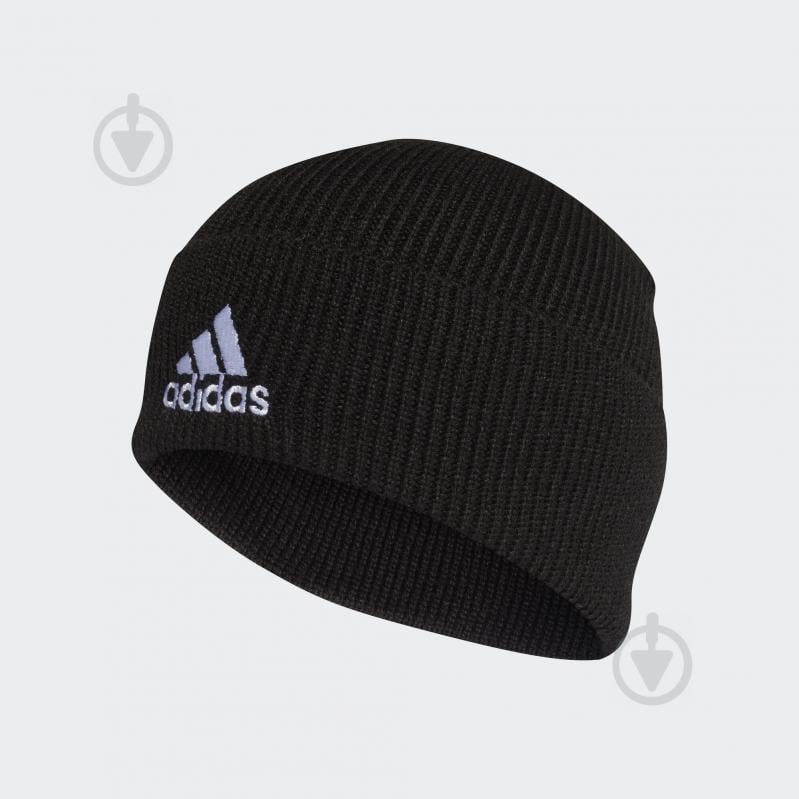 Шапка Adidas Tiro Woolie DQ1070 р.M черный - фото 1