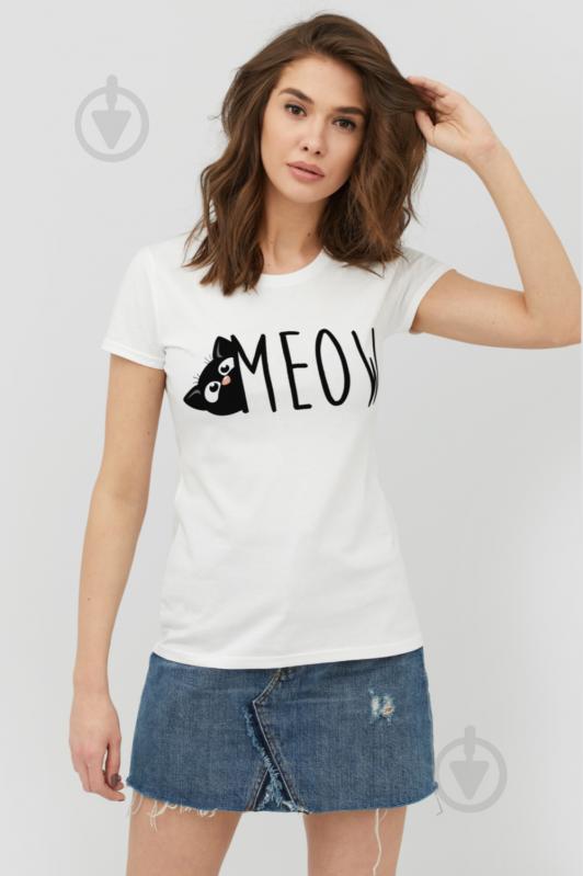 Футболка YAPPI Basic WW1034 р.M белый - фото 1