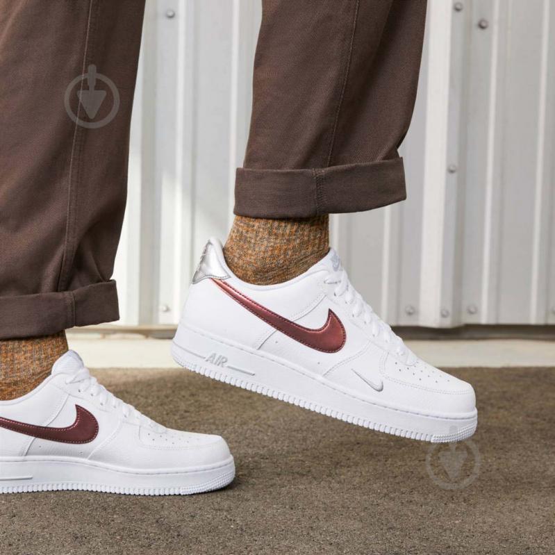 Кросівки чоловічі Nike Air Force 1 '07 FD0654-100 р.46 білі - фото 10