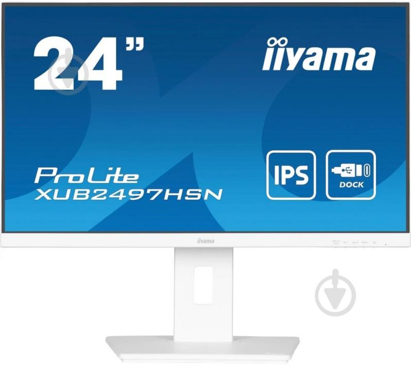 Монитор Iiyama 23,8" (XUB2497HSN-W2) - фото 1 Монитор Iiyama 23,8" (XUB2497HSN-W2) - фото 1