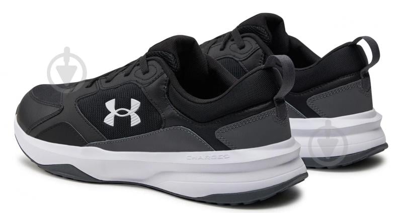 Кросівки чоловічі демісезонні Under Armour UA CHARGED EDGE 3026727-003 р.46 чорні - фото 3