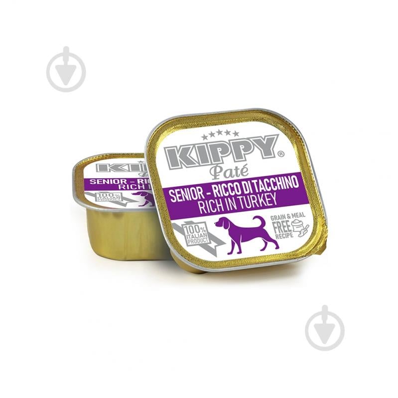 Корм влажный KIPPY с индейкой паштет 150 г - фото 1 Корм влажный KIPPY с индейкой паштет 150 г - фото 1