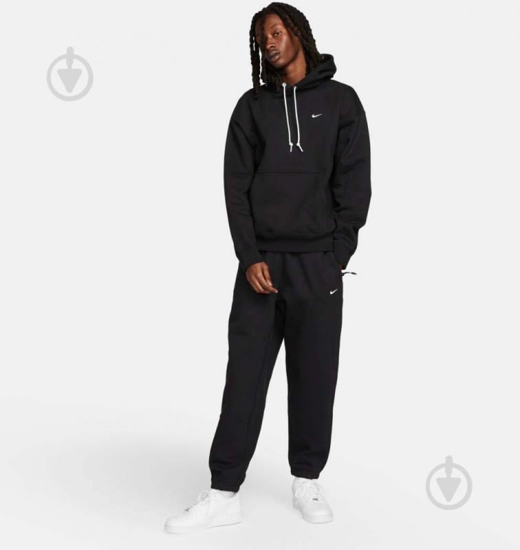 Джемпер Nike NK SOLO SWSH FLC PO HOODIE DX1355-010 р.XL черный - фото 6