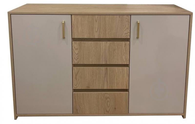 Комод Kartissa Макадамия 2д4ш 1255x895x410 мм дуб кремона торро/макадамия - фото 1