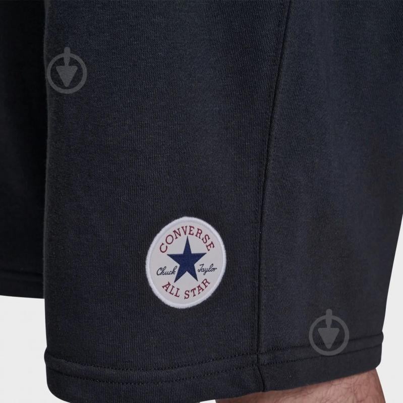Шорты Converse CHUCK PATCH SHORT (FRENCH TERRY) CVM6B115-BLK р. M черный - фото 5