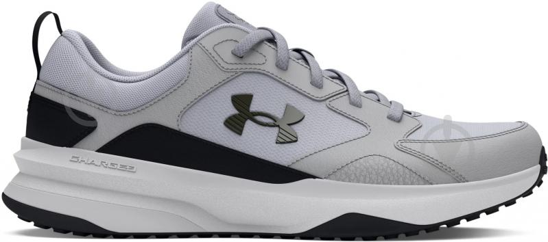 Кроссовки мужские демисезонные Under Armour UA CHARGED EDGE 3026727-105 р.45,5 серые - фото 1