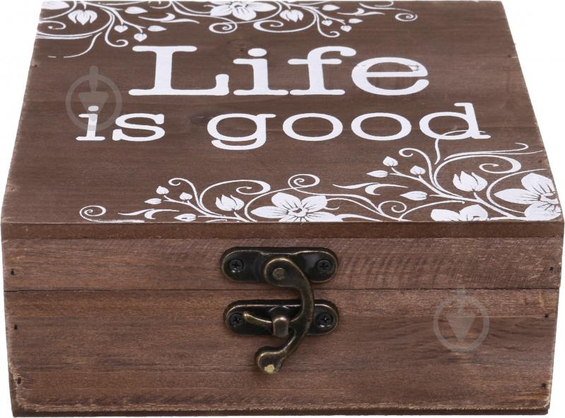 Сундучок Life SH72317-S 19х19х8 см - фото 2 Сундучок Life SH72317-S 19х19х8 см - фото 2