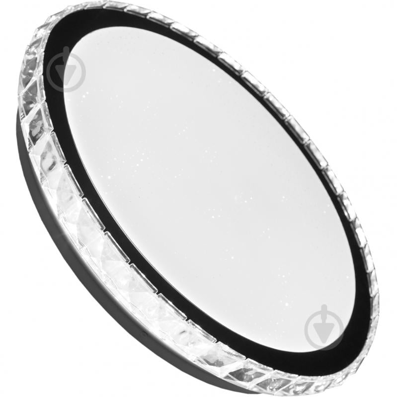 Світильник світлодіодний Eurolamp Deco Crystal Ring 30 Вт білий із чорним 4000 К LED-NLR-30W-T8 - фото 2