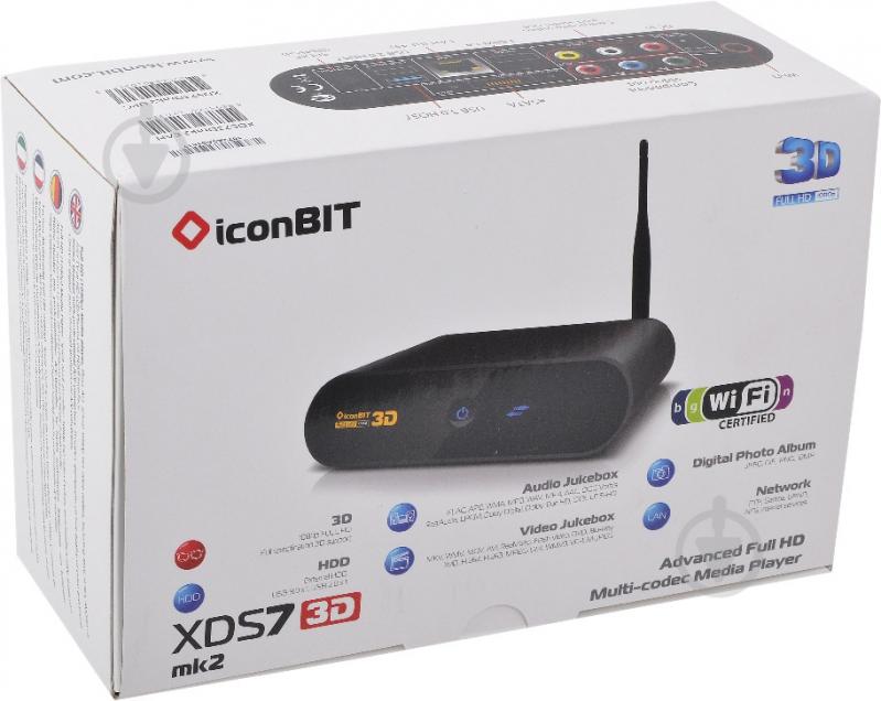Медиаплеер iconBIT XDS 7 3D mk2 (MD-0008W) - фото 7 Медиаплеер iconBIT XDS 7 3D mk2 (MD-0008W) - фото 7