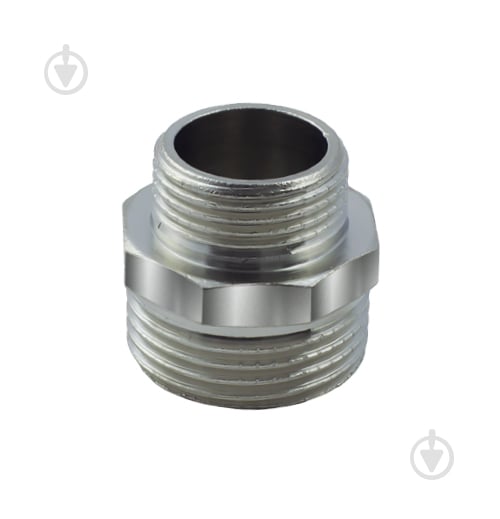 Ніпель редукційний FADO S.r.l 1/2" х 3/8" хром N13C - фото 1