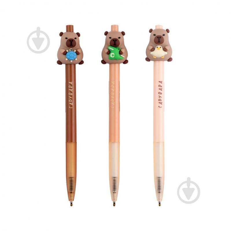 Ручка шариковая Forme Capybara 0,7 мм синяя - фото 2