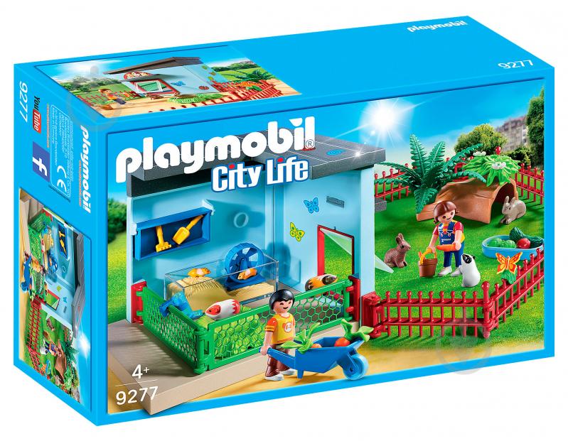 Конструктор Playmobil Притулок для маленьких звірів 9277 - фото 1