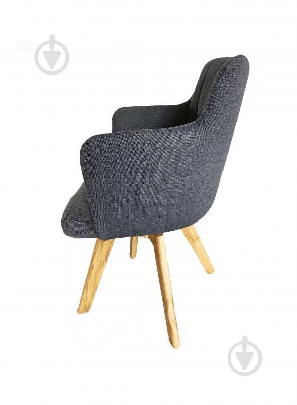 Стілець Ben сірий/дуб - фото 3