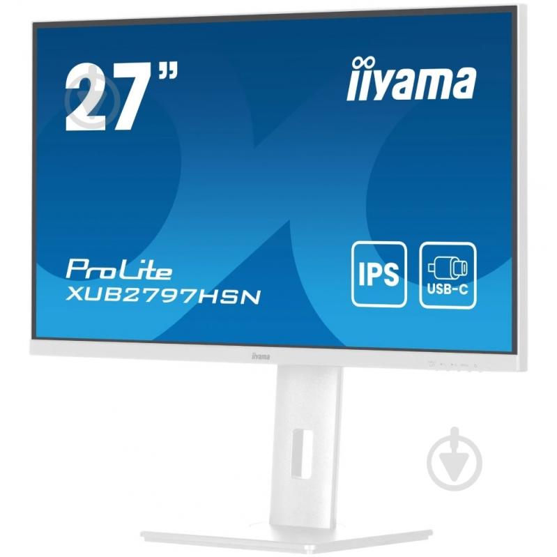 Монитор Iiyama 27" (XUB2797HSN-W2) - фото 3 Монитор Iiyama 27" (XUB2797HSN-W2) - фото 3