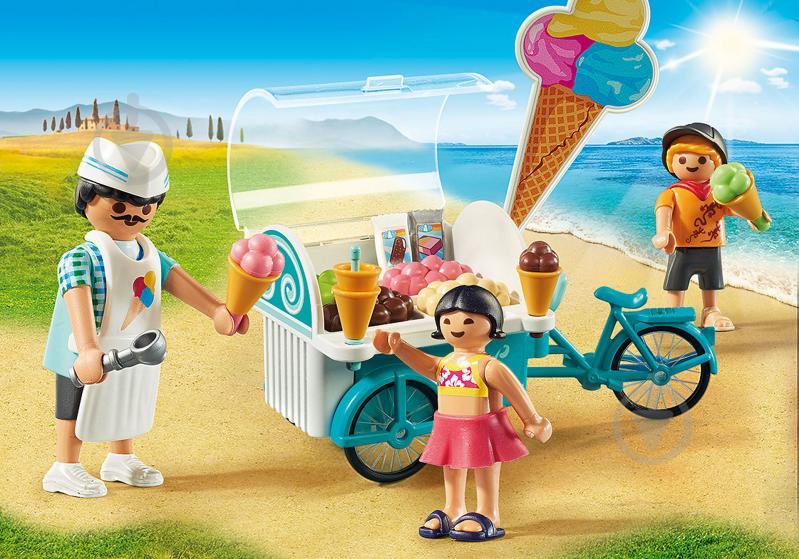 Конструктор Playmobil Тележка с мороженым 9426 - фото 3