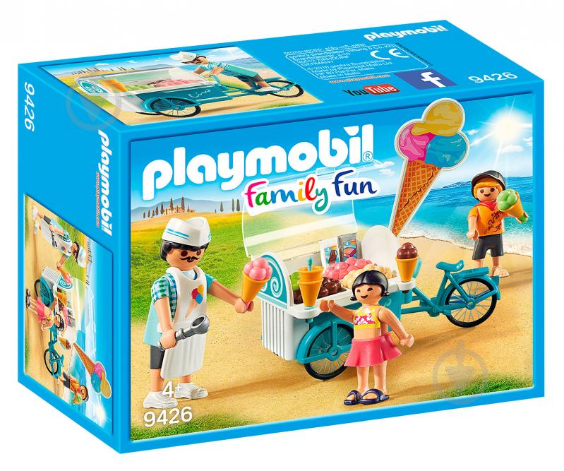 Конструктор Playmobil Тележка с мороженым 9426 - фото 1