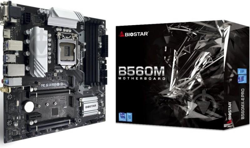 Материнська плата Biostar B560MX-E PRO (Socket 1200, Intel B560, micro ATX) - фото 5