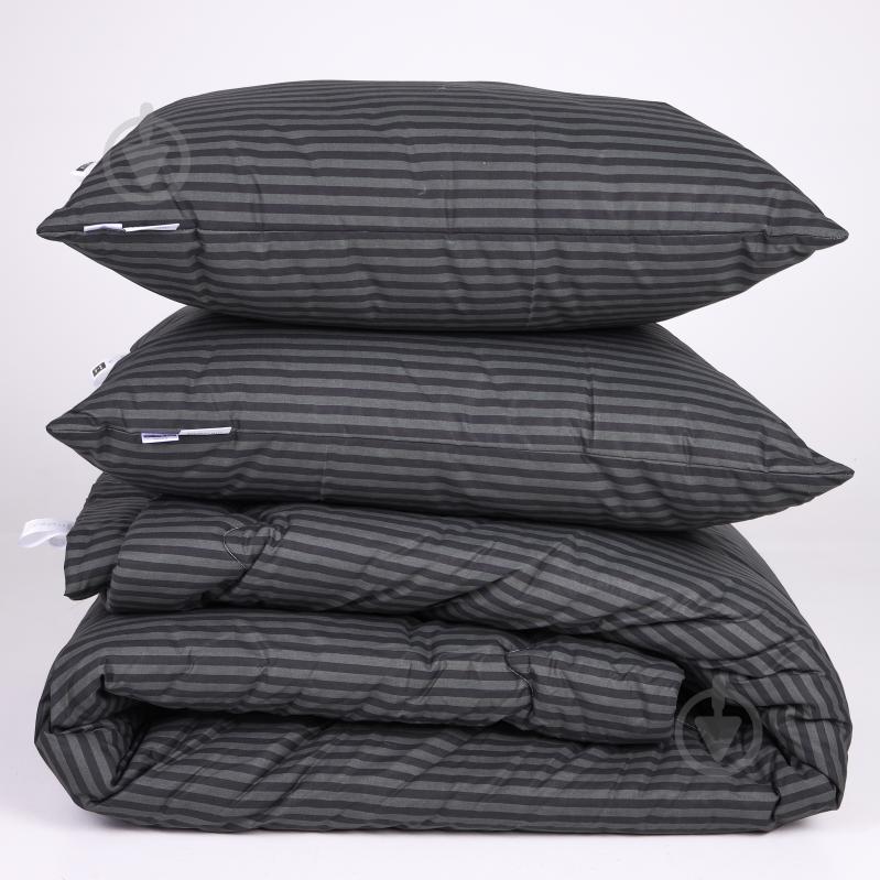 Одеяло хлопковое №155 Сolor Fun Line 17-0611 Stripe Black демисезон 220x240 см MirSon черный - фото 3 Одеяло хлопковое №155 Сolor Fun Line 17-0611 Stripe Black демисезон 220x240 см MirSon черный - фото 3