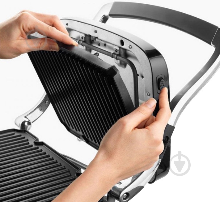 Гриль-барбекю Delonghi CGH 900 Steel BK - фото 3
