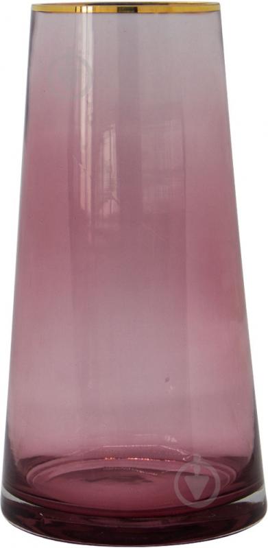 Ваза скляна CRYSTAL Crystal Margaret 25 см 250 см лілова 83000003/3_YBCG-GV-3 - фото 1 Ваза скляна CRYSTAL Crystal Margaret 25 см 250 см лілова 83000003/3_YBCG-GV-3 - фото 1