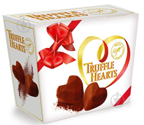 Шоколадні цукерки Марія Truffle hearts 120 г (4820141655053) - фото 2