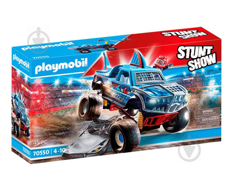 Конструктор Playmobil Stunt Show Машина Акула 70550 - фото 1